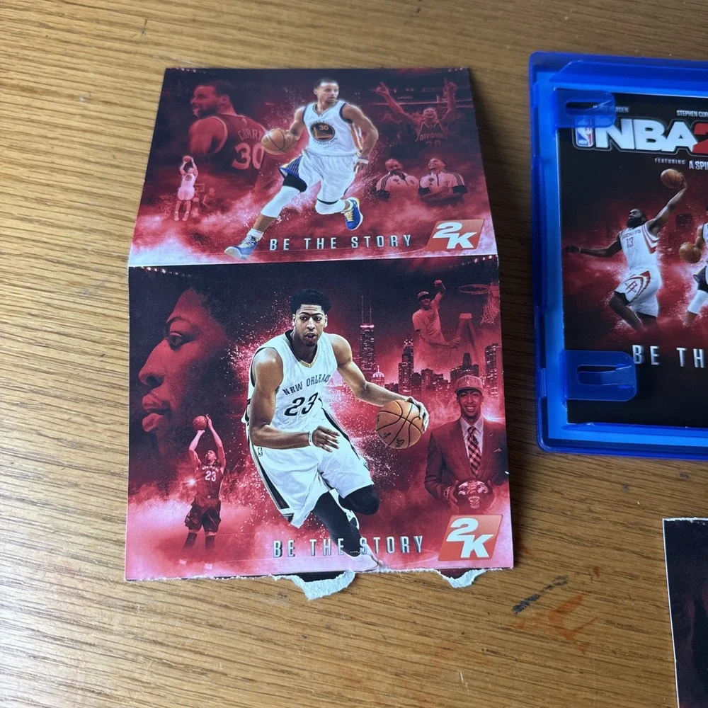 SONY NBA 2K16 PS4 Playstation 4 Anthony Davis Cover 2K Spike Lee 2016 complete